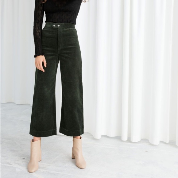 Green Corduroy Pants 